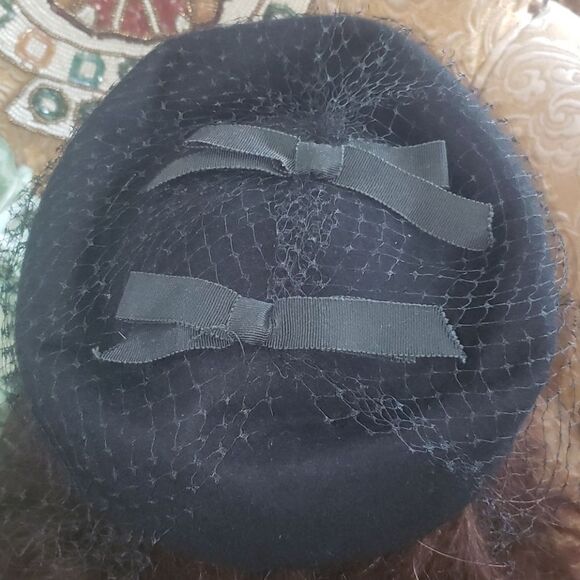 VNTG Henry Pollak Glenover Black Wool Hat - Picture 3 of 8